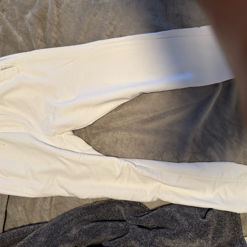 White Slim Fit Pants